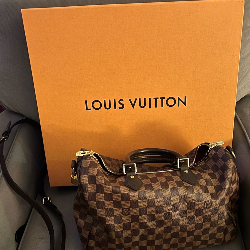 Louis Vuitton Speedy Bandoulière 35, Damien Ebene